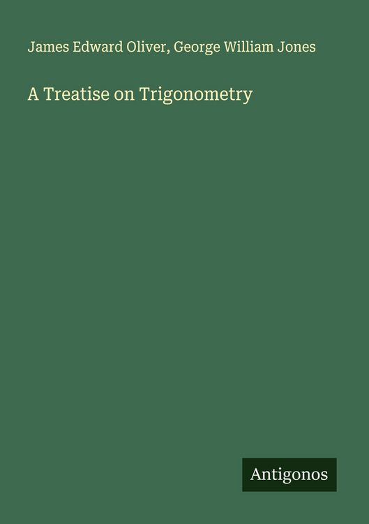 Produktbild: A Treatise on Trigonometry
