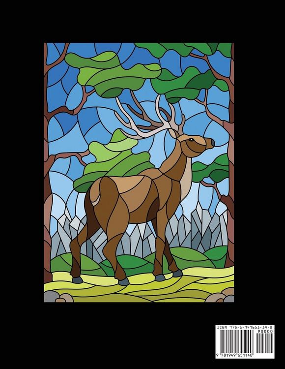 Produktbild: Stained Glass Coloring Book