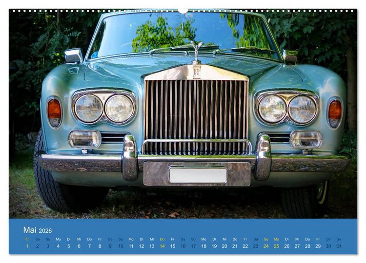 Produktbild: Rolls Royce Revival (hochwertiger Premium Wandkalender 2026 DIN A2 quer), Kunstdruck in Hochglanz