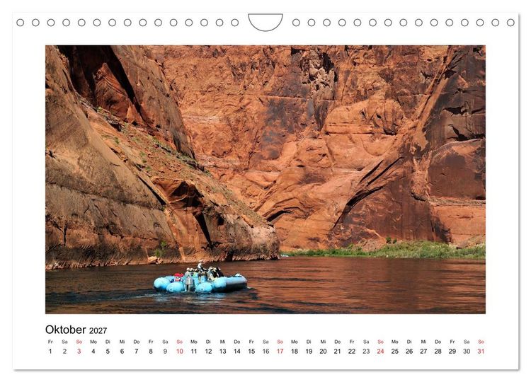 Produktbild: Impressionen vom Colorado River (Wandkalender 2027 DIN A4 quer), CALVENDO Monatskalender