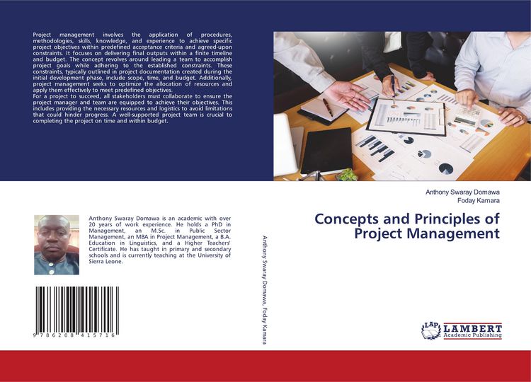 Produktbild: Concepts and Principles of Project Management