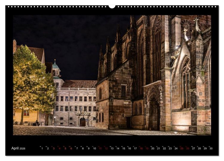 Produktbild: Historisches N&uuml;rnberg (Wandkalender 2026 DIN A2 quer), CALVENDO Monatskalender