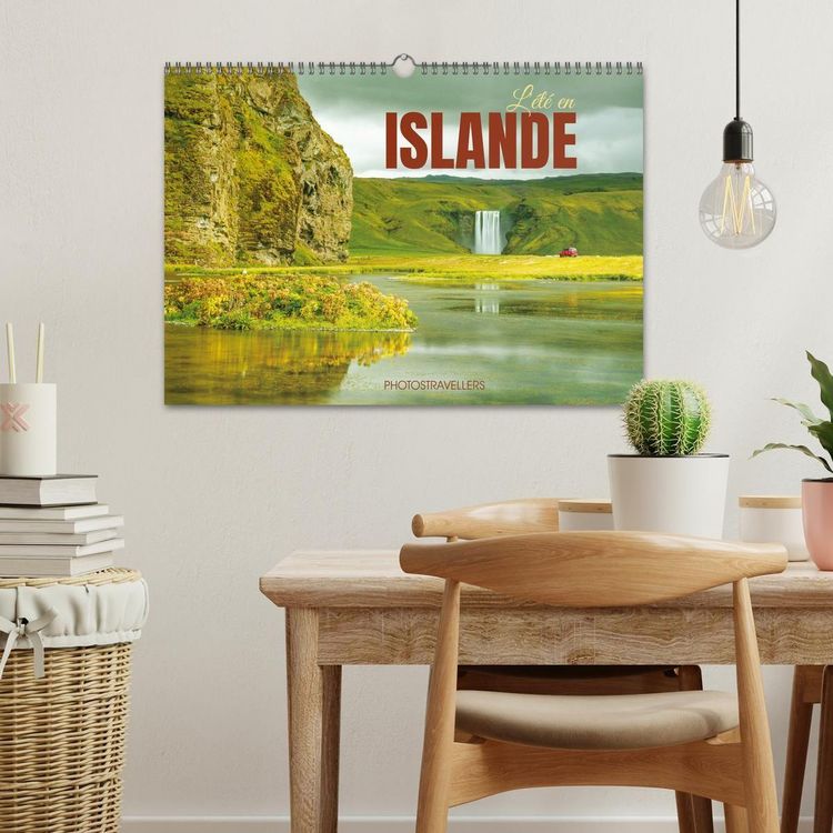 Produktbild: L'&eacute;t&eacute; en Islande (Calendrier mural 2027 DIN A3 vertical), CALVENDO calendrier mensuel