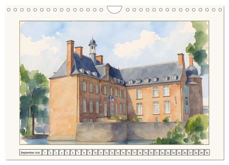 Produktbild: Reise durch die Normandie (Wandkalender 2026 DIN A4 quer), CALVENDO Monatskalender