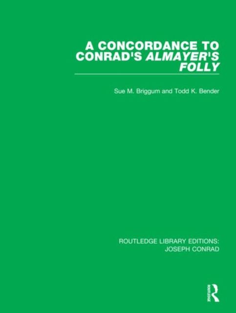 Produktbild: A Concordance to Conrad's Almayer's Folly