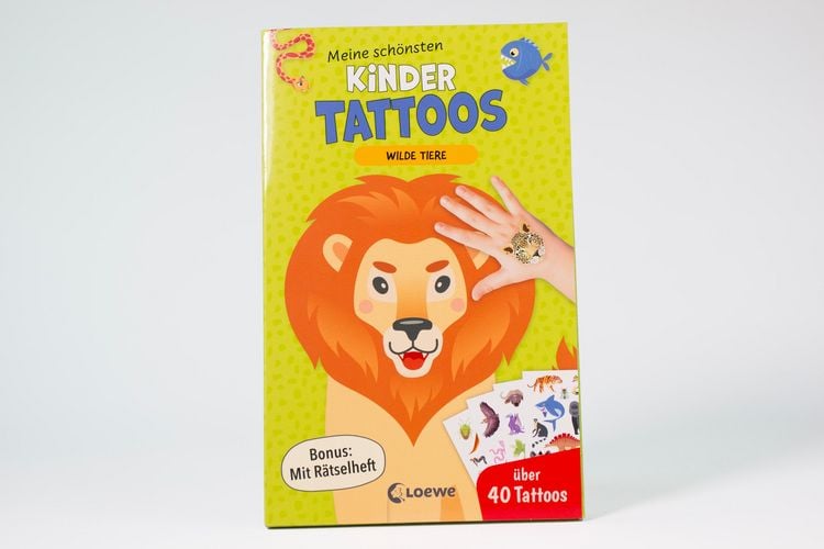 Produktbild: Meine sch&ouml;nsten Kindertattoos - Wilde Tiere