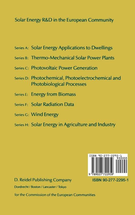 Produktbild: Solar Energy in Agriculture and Industry