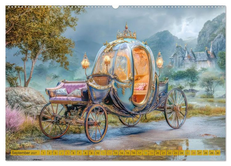 Produktbild: Kutschentr&auml;ume - Fantasiewerke (Wandkalender 2027 DIN A2 quer), CALVENDO Monatskalender