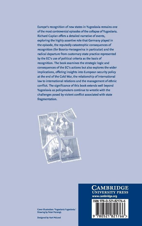 Produktbild: Europe and the Recognition of New States in Yugoslavia