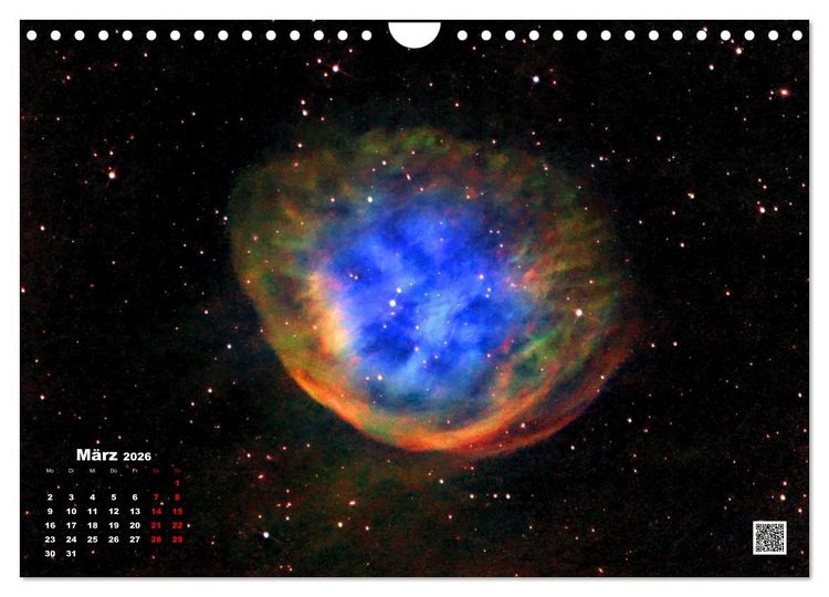 Produktbild: Neue Astrofotos von Stefan Ziegenbalg (Wandkalender 2026 DIN A4 quer), CALVENDO Monatskalender