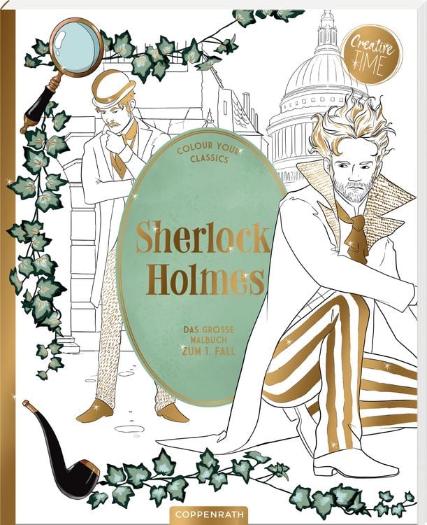Produktbild: Sherlock Holmes - Das gro&szlig;e Malbuch zum 1. Fall
