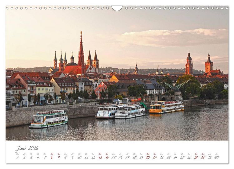 Produktbild: W&uuml;rzburg Die Barockstadt am Main (Wandkalender 2026 DIN A3 quer), CALVENDO Monatskalender