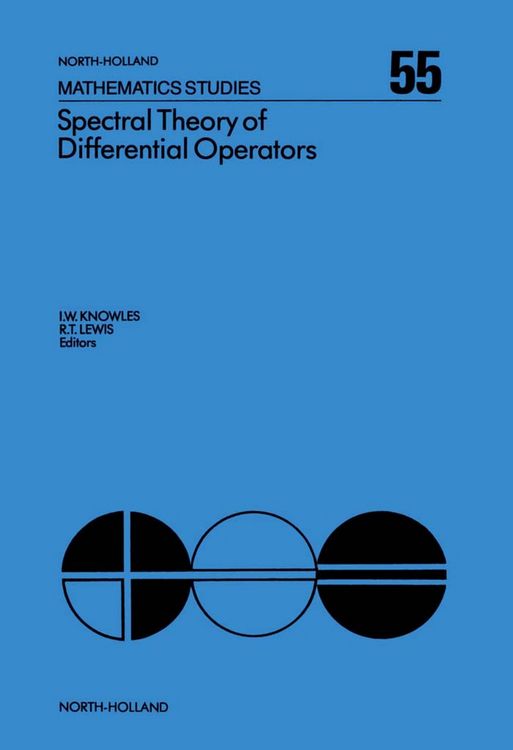 Produktbild: Spectral Theory of Differential Operators