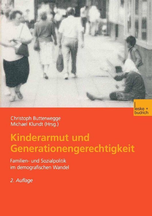 Produktbild: Kinderarmut und Generationengerechtigkeit