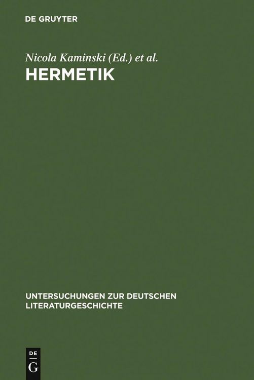 Produktbild: Hermetik