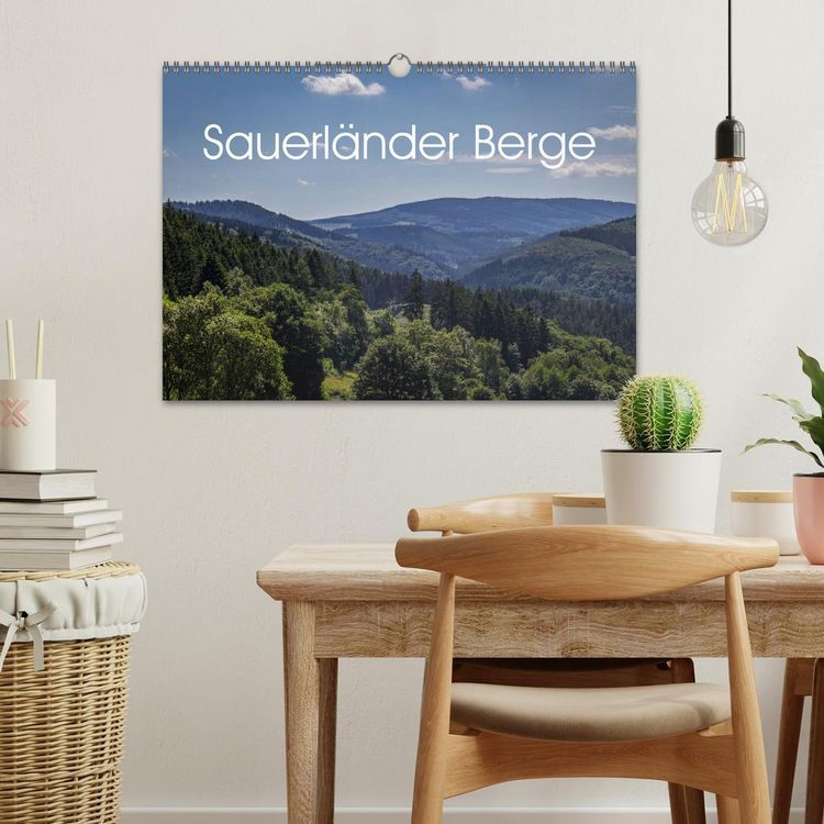 Produktbild: Sauerl&auml;nder Berge (Wandkalender 2026 DIN A3 quer), CALVENDO Monatskalender