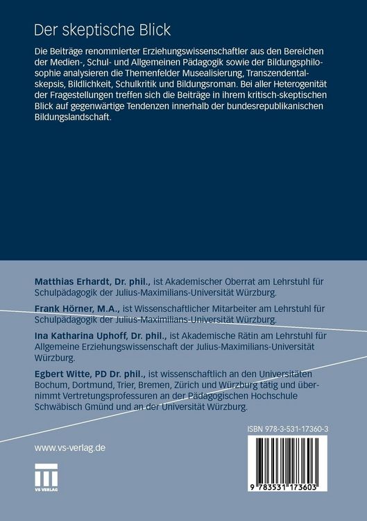 Produktbild: Der skeptische Blick