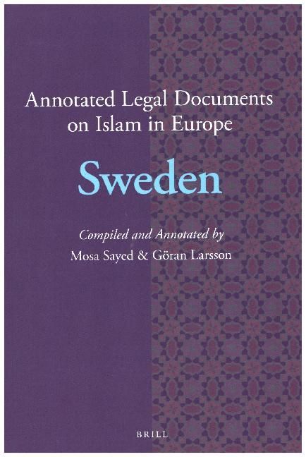 Produktbild: Annotated Legal Documents on Islam in Europe: Sweden