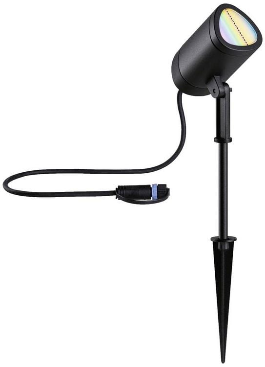 Produktbild: Paulmann 94849 Beleuchtungssystem Plug & Shine LED-Gartenstrahler LED 6.5W RGBW Anthrazit