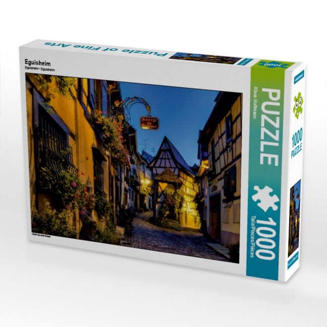 Produktbild: CALVENDO Puzzle Eguisheim | 1000 Teile Lege-Gr&ouml;&szlig;e 64x48cm Foto-Puzzle f&uuml;r gl&uuml;ckliche Stunden