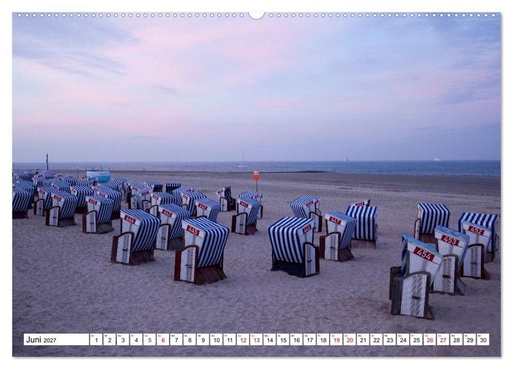 Produktbild: Norderney - Momente einer Reise (Wandkalender 2027 DIN A2 quer), CALVENDO Monatskalender
