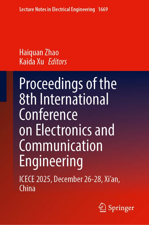Produktbild: Proceedings of the 8th International Conference on Electronics and Communication Engineering