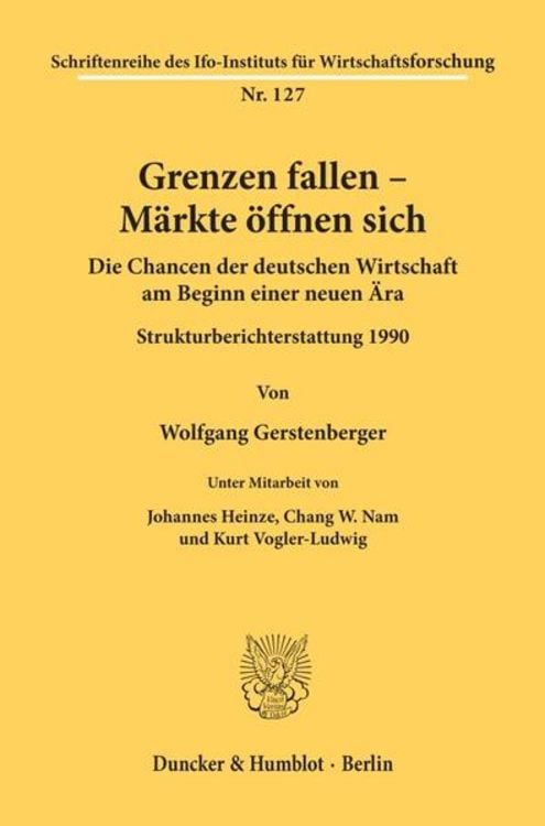 Bild vom Artikel Grenzen fallen - Märkte öffnen sich. vom Autor Wolfgang Gerstenberger