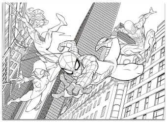Produktbild: Marvel Puzzle DF Maxi Floor 4 X 48 Spider-Man