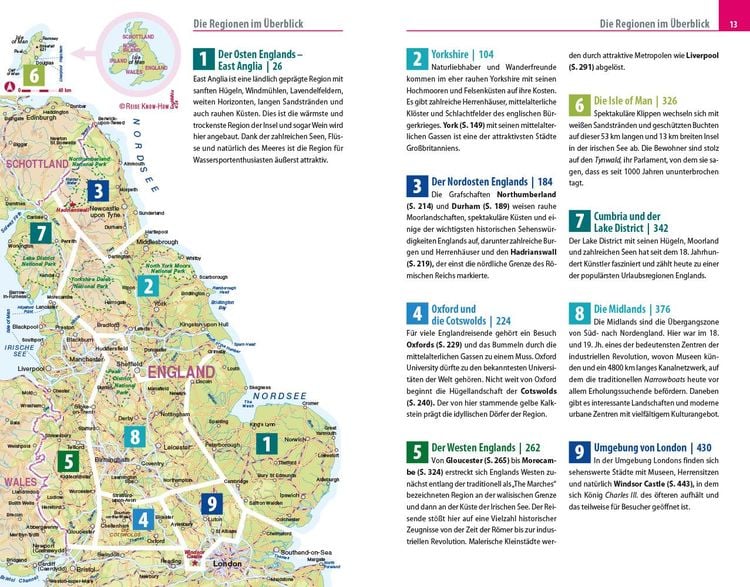 Reise Know-How Reiseführer England – Norden und Mitte