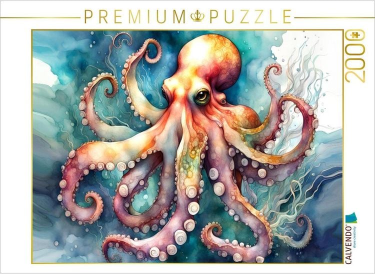 Produktbild: CALVENDO Puzzle Oktopus | 2000 Teile Lege-Gr&ouml;&szlig;e 90x67cm Foto-Puzzle f&uuml;r gl&uuml;ckliche Stunden