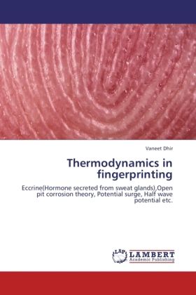 Produktbild: Dhir, V: Thermodynamics in fingerprinting