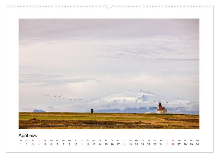 Produktbild: Magisches Island (Wandkalender 2026 DIN A2 quer), CALVENDO Monatskalender