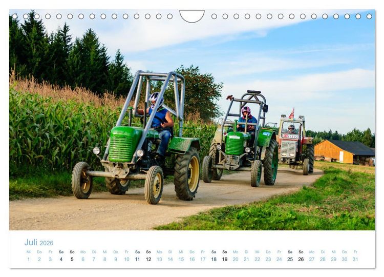 Produktbild: Traktorrennen - die 24 Stunden von Reingers (Wandkalender 2026 DIN A4 quer), CALVENDO Monatskalender