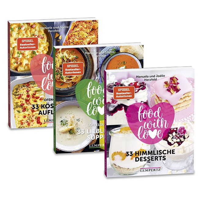 Produktbild: Die 99 besten Herzfeld Rezepte; Bundle; Food with Love; Herzfeld, Manuela / Herzfeld, Jo&euml;lle