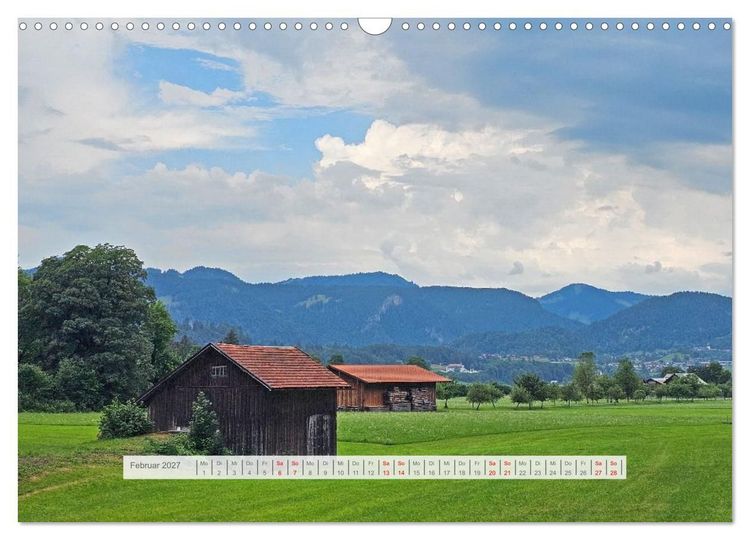 Produktbild: Der Illerradweg zwischen Oberstdorf und Ulm (Wandkalender 2027 DIN A3 quer), CALVENDO Monatskalender