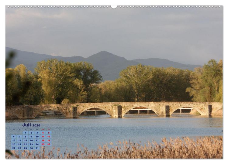 Produktbild: Herrliches Arno Tal - Wanderurlaub in der Toskana (hochwertiger Premium Wandkalender 2026 DIN A2 quer), Kunstdruck in Hochglanz