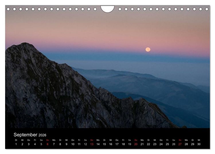Produktbild: Lichtstimmungen Schweiz 2026 (Wandkalender 2026 DIN A4 quer), CALVENDO Monatskalender