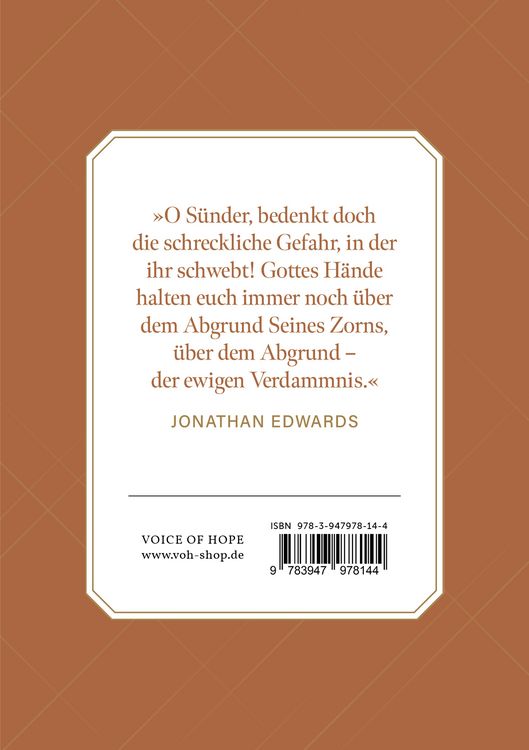 Produktbild: S&uuml;nder in den H&auml;nden eines zornigen Gottes