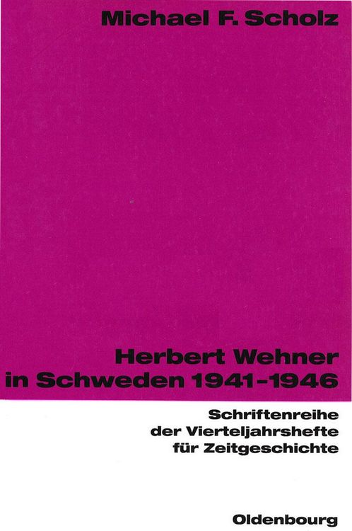 Produktbild: Herbert Wehner in Schweden