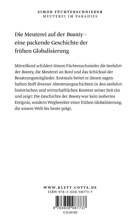 Produktbild: Meuterei im Paradies