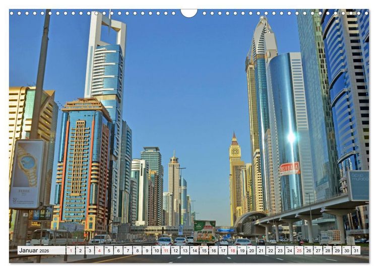 Produktbild: Einzigartiges DUBAI, die Metropole der Superlative (Wandkalender 2026 DIN A3 quer), CALVENDO Monatskalender