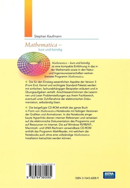 Produktbild: Mathematica, kurz und b&uuml;ndig