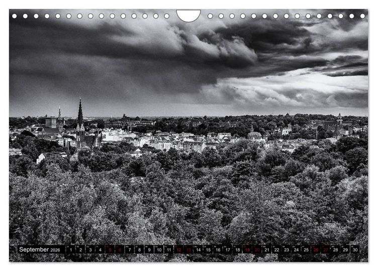 Produktbild: Ein Blick auf Flensburg (Wandkalender 2026 DIN A4 quer), CALVENDO Monatskalender
