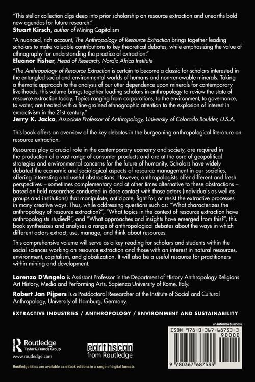 Produktbild: The Anthropology of Resource Extraction