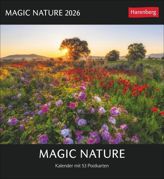 Produktbild: Magic Nature Postkartenkalender Kalender 2026 - Kalender mit 53 Postkarten