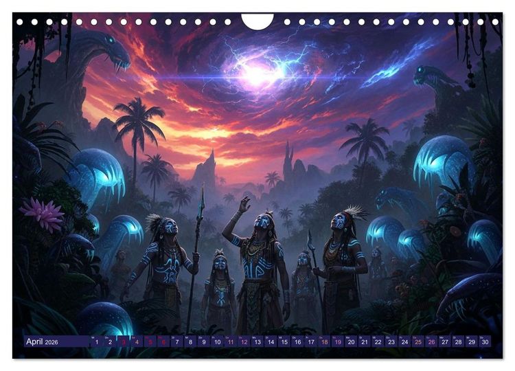 Produktbild: Nyorana &ndash; Die verborgene Insel (Wandkalender 2026 DIN A4 quer), CALVENDO Monatskalender