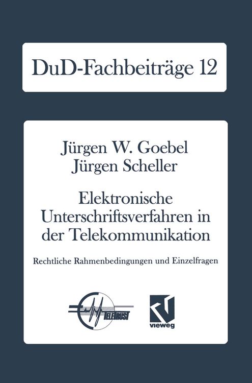 Produktbild: Elektronische Unterschriftsverfahren in der Telekommunikation