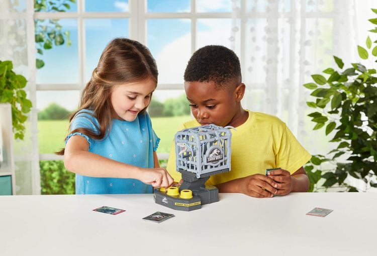 Produktbild: EPOCH Games 7523 - Jurassic World Cage Breaker, Dino-Escape, Action-Geschicklichkeitsspiel