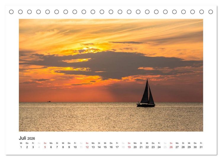 Produktbild: FEHMARN - Magische Momente (Tischkalender 2026 DIN A5 quer), CALVENDO Monatskalender