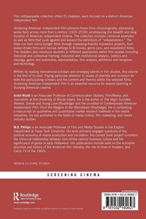 Produktbild: Screening American Independent Film